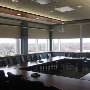 Motorized Shades for Boardroom